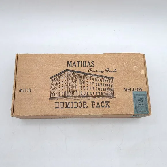 Mathias Humidor Pack Cigar Box - Picture 4 of 10